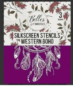 Dixie Belle WESTERN BOHO Silk Stencil - Picture 1 of 3