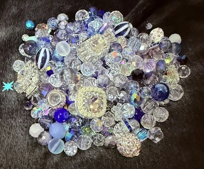 Hermosas cuentas de cristal mezcla/ornamento navideño L más de 200 cuentas en total Foto 1 de 4