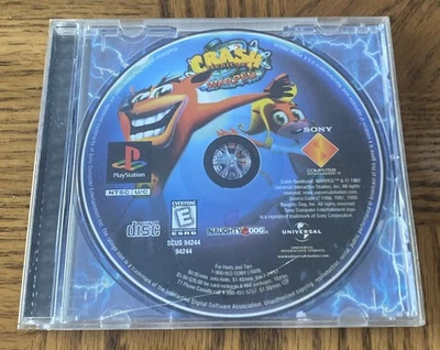 Crash Bandicoot 3 Warped (PlayStation 1, 1998 PS1) - No Manual - Image 1 of 3