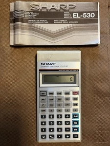 Sharp EL - 500 Taschenrechner mit Original Anleitung - Bild 1 von 12