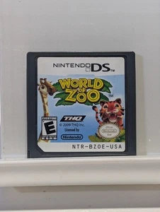 World of Zoo (Nintendo DS, 2009) Authentic Game Cartridge Only - Picture 1 of 2