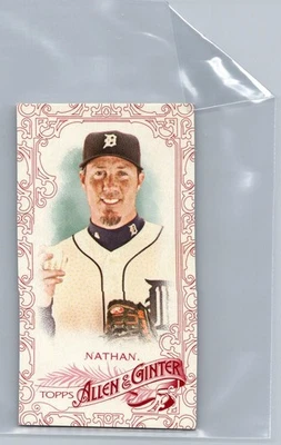 Joe Nathan 2015 Allen & Ginter Mini Red /40 #295 - Image 1 of 2