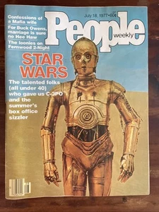 People Weekly Magazine, July 18, 1977 Star Wars C-3PO - Picture 1 of 3