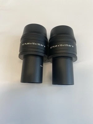 Mikroskop Weitfeld Okulare HC Plan s 10x/25 Br. microscope eyepiece HC Plan 10x - Bild 1 von 4