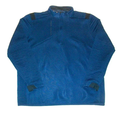Under Armour Coldgear Long Sleeved  1/4 Zip Top in French Navy Size XL - Image 1 of 4