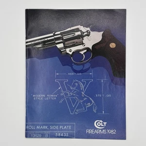 Vintage Colt 1982 Firearms Catalog - Handguns and Rifles - Excellent Condition - Picture 1 of 4