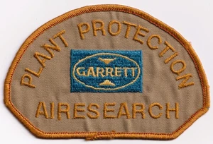 Vintage Garrett AiResearch Pflanzenschutz Sicherheit Patch 5" Industrie - Bild 1 von 2