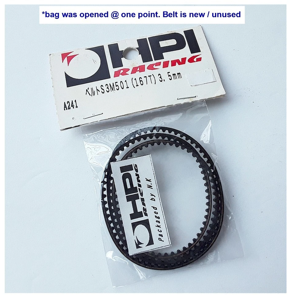 Cinturón diferencial delantero HPI A241 167T 3,5 mm RS4 Pro RS4 Rally Sport 3,5 mm S3M501 Foto 1 de 1