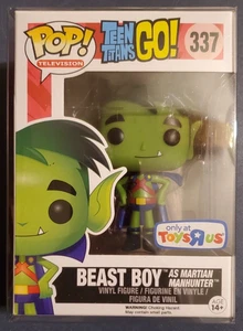 Funko Pop Beast Boy As Martian Manhunter #337 Toys R Us Exclusive w/Protector - Picture 1 of 15