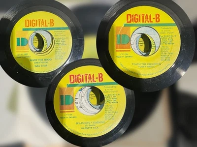 Lote de 3 vinilos Dana Tooth, seda granate, Toney Rebel - 1990 Digital-B - Jamaica Foto 1 de 4