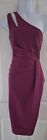 Women's Lipsy Dress NEW Tags Uk8 Red burgundy Pencil Party Sexy Stretch Wedding