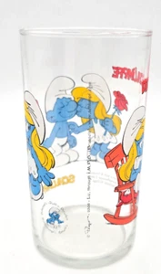 Die Schlümpfe Glas, Feinkost Develey Sammelglas Schlumpfhausen 2 von 2 - Bild 1 von 5