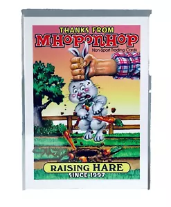 MHOPONHOP PROMO CARD GARBAGE PAIL KIDS RAISING HARE LUIS DIAZ LOGO ART CARD - Picture 1 of 2