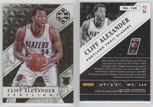 2015-16 Panini Limited Spotlight Gold /25 Cliff Alexander #160 Rookie RC