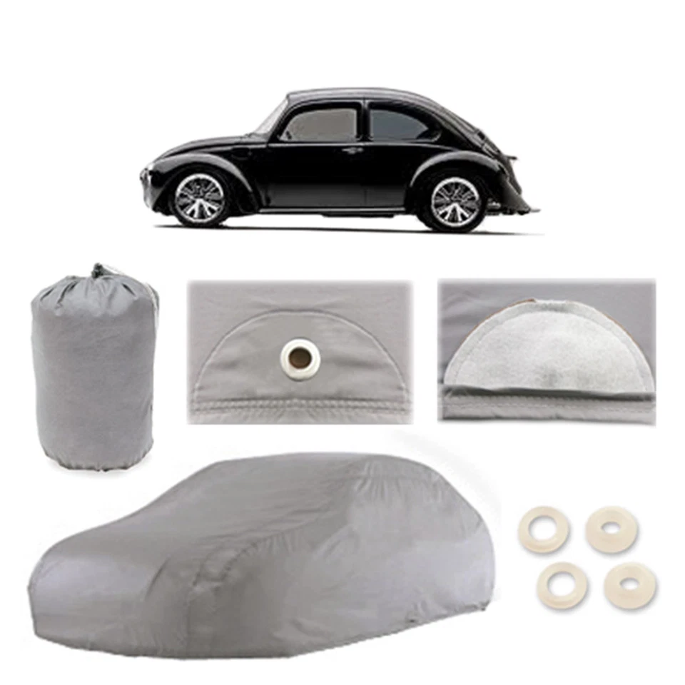 Nueva cubierta de coche Volkswagen Super Beetle 4 capas apta para agua nieve lluvia sol polvo Foto 1 de 1