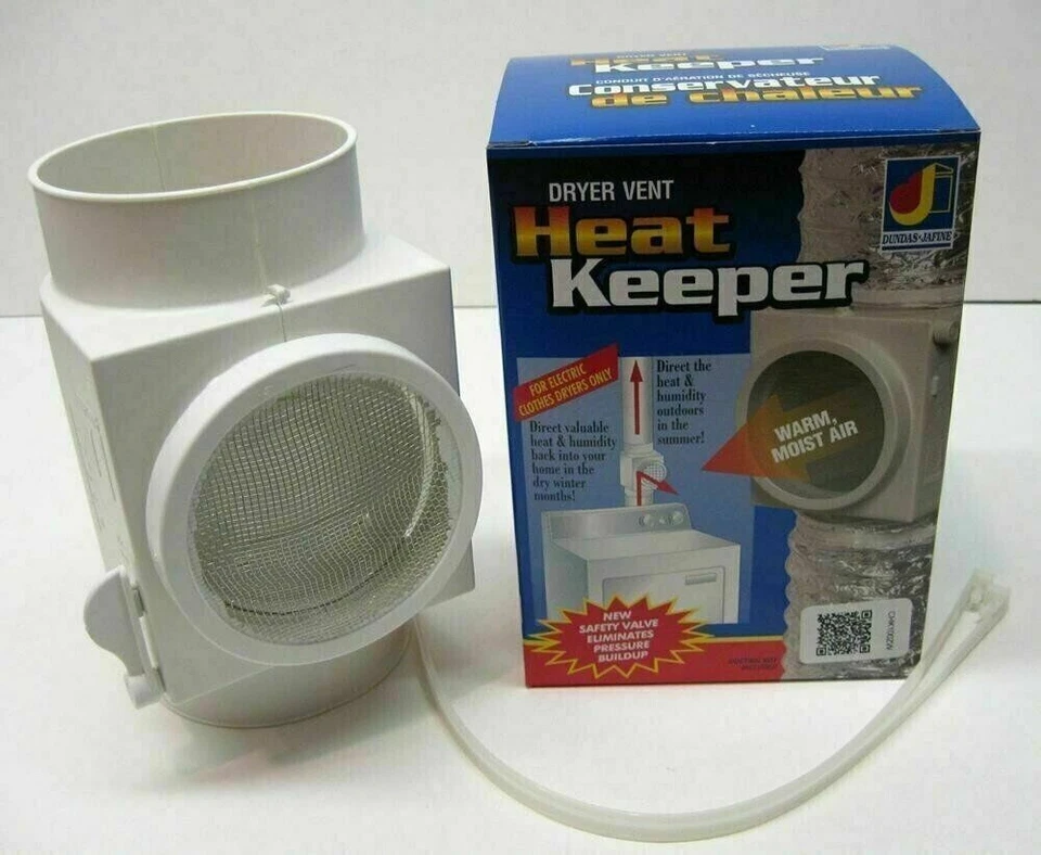 DUNDAS JAFINE DRYER VENT HEAT KEEPER add humidity FOR DRY WINTER MONTHS renewable free heater
