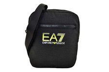EMPORIO ARMANI EA7 Herren Schultertasche Umhängetasche Crossbody Bag Schwarz NEU