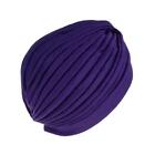 Turban Vintage Polyester Pleated Hat Head cover hair wrap