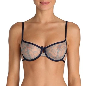 MARIE JO L’AVENTURE AZUMA SERIES 010-1580 BRA BLUE - Picture 1 of 5