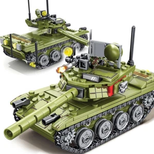 324pcs Military Main Battle Tank Model Building Blocks Army Vehicle sets Bricks - Picture 1 of 1