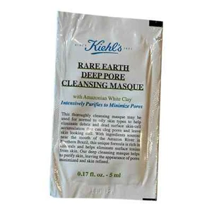 5 X Kiehl’s Rare Earth Deep Pore Cleansing Masque 0.17oz/5ml - Picture 1 of 2