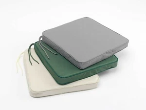 Dreamzie Seat Pads Cushion Memory Foam Base Chair Waterproof Patio Tie Back - Picture 1 of 9