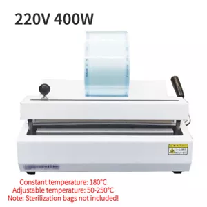 220V 400W bolsa de esterilización máquina de sellado embalaje sellador dental - Imagen 1 de 7