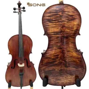 Hand Made SONG Flames 1/2 cello, Loud Rich sound, Spruce Maple wood #15872 - Picture 1 of 8