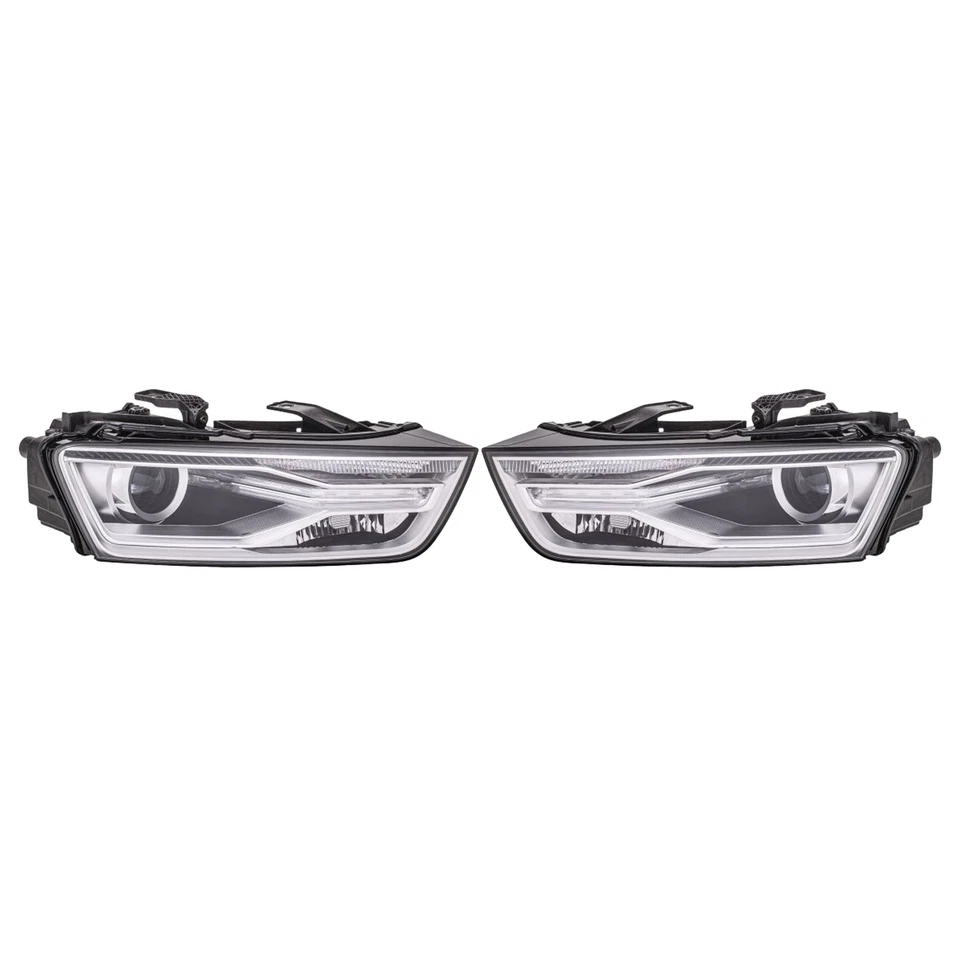 Hella Left and Right LED Bi-Xenon Headlight Set For Audi Q3 Q3 Quattro 2015-2018 - Image 1 of 1