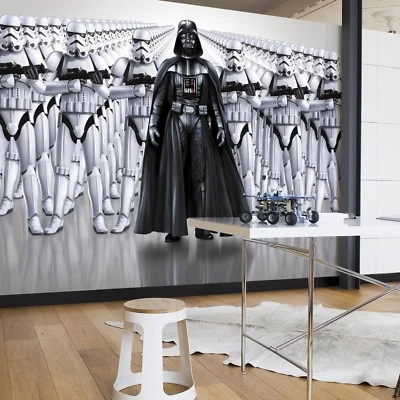 Star Wars Wall Mural Wallpaper 368x254cm Imperial Force NO ADHESIVE white - Image 1 of 4