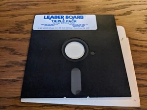 Commodore C64 Leader Board TRIPLE PACK - Tournament & Executive - Picture 1 of 3