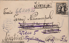 USA Brief 1925 nach Kreuth bei Bleiburg ob Villach "Irrläufer"