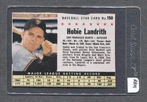 1961 Post #150 Hobie Landrith (Giants) (RB14) Vg+ - Picture 1 of 1