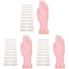  3 Sets Handmodell Für Die Maniküre Nagelkunst-Trainingshand Nagelwerkzeuge
