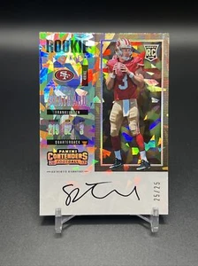 2017 CJ BEATHARD CONTENDERS CRACKED ICE ROOKIE TICKET AUTO 25/25 !!!! 📈🔥 - Picture 1 of 2