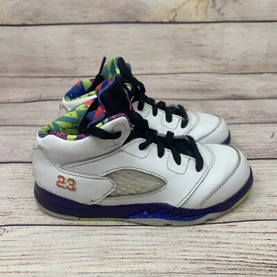 Tênis Nike Air Jordan 5 alternativo Bel Air infantil tamanho 10C DB3025 100  - Imagem 1 de 4