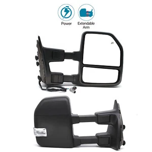 Espejos retrovisores de remolque eléctricos térmicos para Ford F250 F350 F450 SD 1999-2000 lado izquierdo + derecho - Imagen 1 de 12
