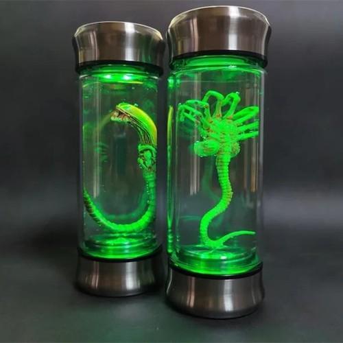 Alien Glow Jar Facehugger Embryo Glass Jar Movie Prop Replica 1 pc
