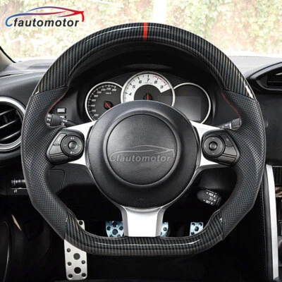 Volante deportivo de fibra de carbono Hydro-Dip para Toyota 86 Subaru BRZ 2017-2025 Foto 1 de 4