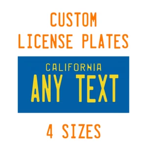 California Antique Custom License Plate Add you own Text - Picture 1 of 7