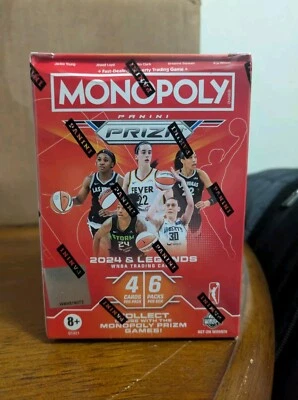 2024 Panini Prizm Monopoly WNBA Basketball Factory Sealed Booster Blaster Box