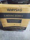 Whysko Meal Prep Stainless Steel Mixing Bowls Set, Home, Refrigerator 659Ep