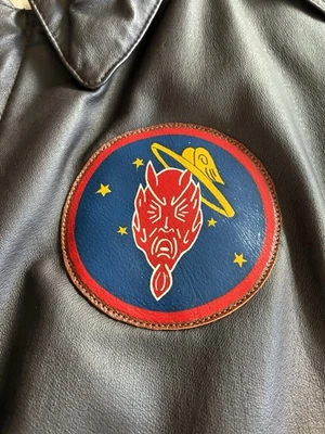 431ST FIGHTER SQUADRON SQDN A2 JACKET XL - Image 1 of 4
