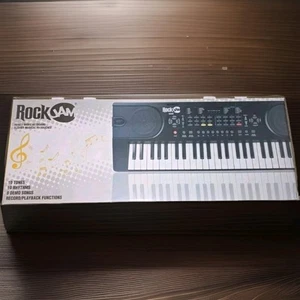 RockJam Keyboard Klavier, Netzteil, 49 Tasten mit Notenständer - Bild 1 von 10