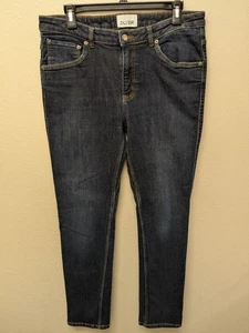 DUER Jeans Mens 31x32 Fleece Lined Slim Fit Blue Denim Pants Stretch Comfort - Picture 1 of 12