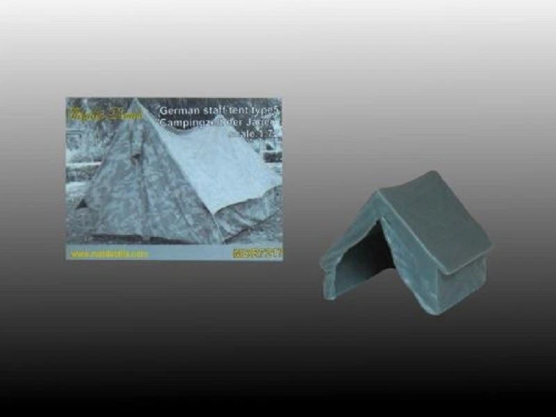 Metallic Details 1/72 (20mm) Seconda Guerra Mondiale Tedesco " Campingzelt Der - Immagine 1 di 1