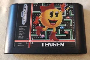 Cartucho Ms. Pac-Man Sega Genesis solo probado funcionando - Imagen 1 de 2