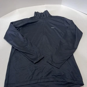 Patagonia Pullover Herren Langarm Gr. L 1/4 Zip schwarz - Bild 1 von 7