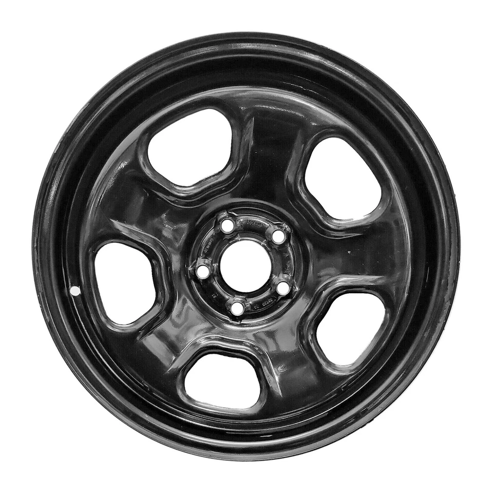 18x8 5 Spoke Refurbished Steel Wheel Painted Black 560-03921 - Image 1 of 1