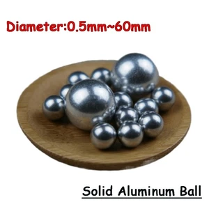 Aluminum Ball High Precision Solid Balls Smooth Meatal Beads 0.5mm ~ 60mm - Picture 1 of 5